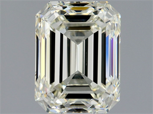 Foto Diamante Natural 1.80 quilates, Esmeralda , Color K, claridad VVS1 y certificado HRD de