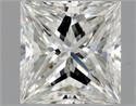 Natural Diamond 0.80 Carats, Princess with  Cut, H Color, VVS1 Clarity and Certified by GIA