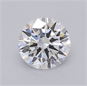 Del inventario de diamantes de laboratorio, 1.04 quilates, Redondo , Color D, claridad VVS2 y certificado IGI