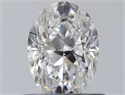 Diamante Natural 0.60 quilates, Ovalado , Color F, claridad VVS2 y certificado GIA