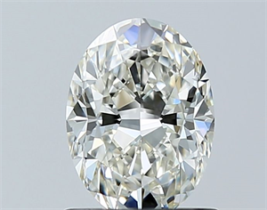 Picture of Natural Diamond 1.01 Carats, Oval with  Cut, J Color, VS1 Clarity and Certified by GIA