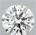 Lab Grown Diamond 1.09 Carats, Round with Ideal Cut, E Color, VVS2 Clarity and Certified by IGI