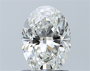Picture of Natural Diamond 0.91 Carats, Oval with  Cut, H Color, VS1 Clarity and Certified by GIA