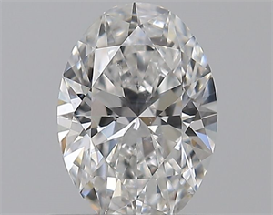 Picture of Natural Diamond 0.49 Carats, Oval with  Cut, E Color, SI1 Clarity and Certified by GIA