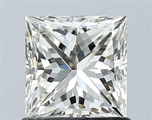 Picture of Natural Diamond 1.00 Carats, Princess with  Cut, I Color, VVS2 Clarity and Certified by IGI