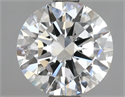 Del inventario de diamantes de laboratorio, 2.01 quilates, Redondo , Color F, claridad VVS2 y certificado IGI