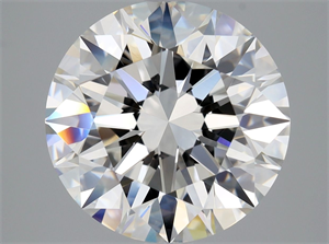 Picture of Natural Diamond 4.01 Carats, Round with Excellent Cut, F Color, VS1 Clarity and Certified by GIA