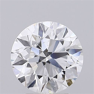Picture of Natural Diamond 3.50 Carats, Round with Excellent Cut, E Color, SI2 Clarity and Certified by GIA