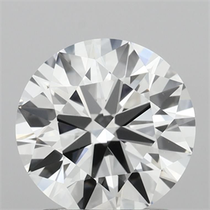 Picture of Lab Grown Diamond 1.30 Carats, Round with Ideal Cut, D Color, VS1 Clarity and Certified by IGI