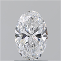 Natural Diamond 1.02 Carats, Oval with  Cut, D Color, VS1 Clarity and Certified by GIA