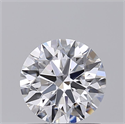 Lab Grown Diamond 1.02 Carats, Round with Ideal Cut, D Color, VS1 Clarity and Certified by IGI