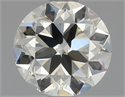 Natural Diamond 0.82 Carats, Round with Excellent Cut, K Color, VVS2 Clarity and Certified by GIA