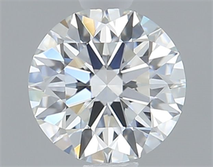 Picture of Natural Diamond 0.53 Carats, Round with Excellent Cut, G Color, VVS2 Clarity and Certified by GIA