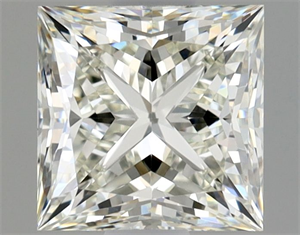 Picture of Natural Diamond 1.02 Carats, Princess with  Cut, K Color, VS1 Clarity and Certified by GIA