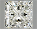 Natural Diamond 1.02 Carats, Princess with  Cut, K Color, VS1 Clarity and Certified by GIA