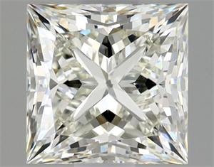 Picture of Natural Diamond 1.02 Carats, Princess with  Cut, K Color, VS1 Clarity and Certified by GIA