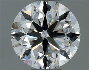 Picture of Natural Diamond 0.80 Carats, Round with Very Good Cut, I Color, SI1 Clarity and Certified by GIA