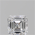 Diamante Natural 0.91 quilates, Asscher , Color E, claridad SI1 y certificado GIA