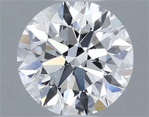 Foto Diamante Natural 0.45 quilates, Redondo , Color E, claridad SI1 y certificado GIA de