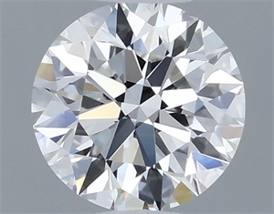 Foto Diamante Natural 0.45 quilates, Redondo , Color E, claridad SI1 y certificado GIA de