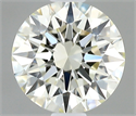 Diamante Natural 0.41 quilates, Redondo , Color J, claridad IF y certificado IGI