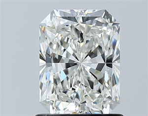 Picture of Natural Diamond 1.24 Carats, Radiant with  Cut, H Color, VS2 Clarity and Certified by GIA