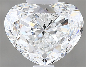Picture of Natural Diamond 1.50 Carats, Heart with  Cut, F Color, VS2 Clarity and Certified by GIA