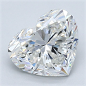 Natural Diamond 1.99 Carats, Heart with  Cut, G Color, VS1 Clarity and Certified by GIA