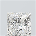 Diamante Natural 0.50 quilates, Princesa , Color G, claridad VVS2 y certificado GIA