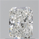 Natural Diamond 0.73 Carats, Radiant with  Cut, H Color, VS2 Clarity and Certified by GIA