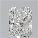 Natural Diamond 0.73 Carats, Radiant with  Cut, H Color, VS2 Clarity and Certified by GIA