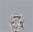 Natural Diamond 0.31 Carats, Radiant with  Cut, F Color, VVS1 Clarity and Certified by GIA