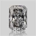Natural Diamond 0.73 Carats, Radiant with  Cut, D Color, VVS2 Clarity and Certified by GIA