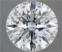 Diamante Natural 3.01 quilates, Redondo , Color E, claridad SI2 y certificado GIA