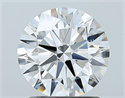 Diamante Natural 1.58 quilates, Redondo , Color F, claridad SI1 y certificado GIA