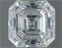 Natural Diamond 1.00 Carats, Asscher with  Cut, H Color, SI2 Clarity and Certified by IGI