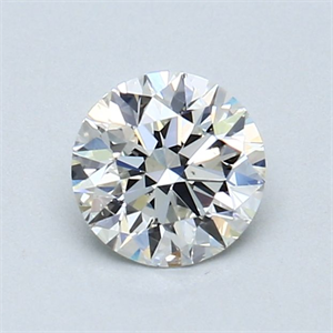 Foto Diamante Natural 0.70 quilates, Redondo , Color G, claridad SI1 y certificado GIA de