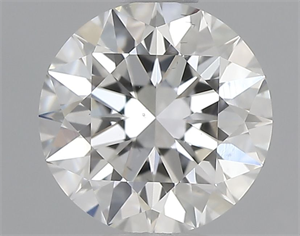 Picture of Natural Diamond 0.71 Carats, Round with Excellent Cut, H Color, SI1 Clarity and Certified by GIA