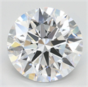 Lab Grown Diamond 3.05 Carats, Round with Ideal Cut, D Color, IF Clarity and Certified by IGI