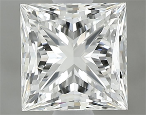 Picture of Natural Diamond 1.01 Carats, Princess with  Cut, G Color, FL Clarity and Certified by GIA