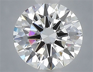 Picture of Lab Grown Diamond 1.05 Carats, Round with Excellent Cut, E Color, VVS2 Clarity and Certified by IGI
