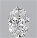 Natural Diamond 1.01 Carats, Oval with  Cut, E Color, VVS2 Clarity and Certified by GIA