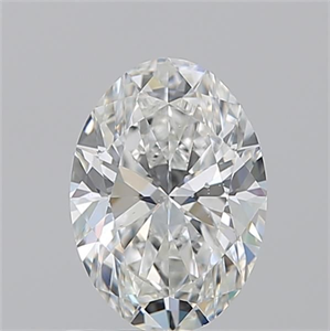 Foto Diamante Natural 1.03 quilates, Ovalado , Color G, claridad SI1 y certificado GIA de
