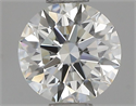 Natural Diamond 0.60 Carats, Round with Excellent Cut, I Color, IF Clarity and Certified by IGI