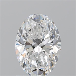 Picture of Natural Diamond 1.20 Carats, Oval with  Cut, E Color, SI1 Clarity and Certified by GIA
