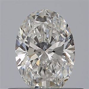 Picture of Natural Diamond 0.43 Carats, Oval with  Cut, F Color, VVS1 Clarity and Certified by GIA