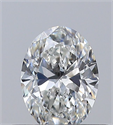 Natural Diamond 0.40 Carats, Oval with  Cut, G Color, VVS2 Clarity and Certified by GIA
