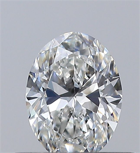 Picture of Natural Diamond 0.40 Carats, Oval with  Cut, G Color, VVS2 Clarity and Certified by GIA