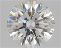 Natural Diamond 2.09 Carats, Round with Excellent Cut, H Color, SI1 Clarity and Certified by GIA