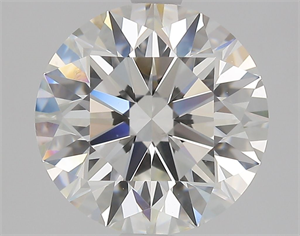 Picture of Natural Diamond 2.09 Carats, Round with Excellent Cut, H Color, SI1 Clarity and Certified by GIA